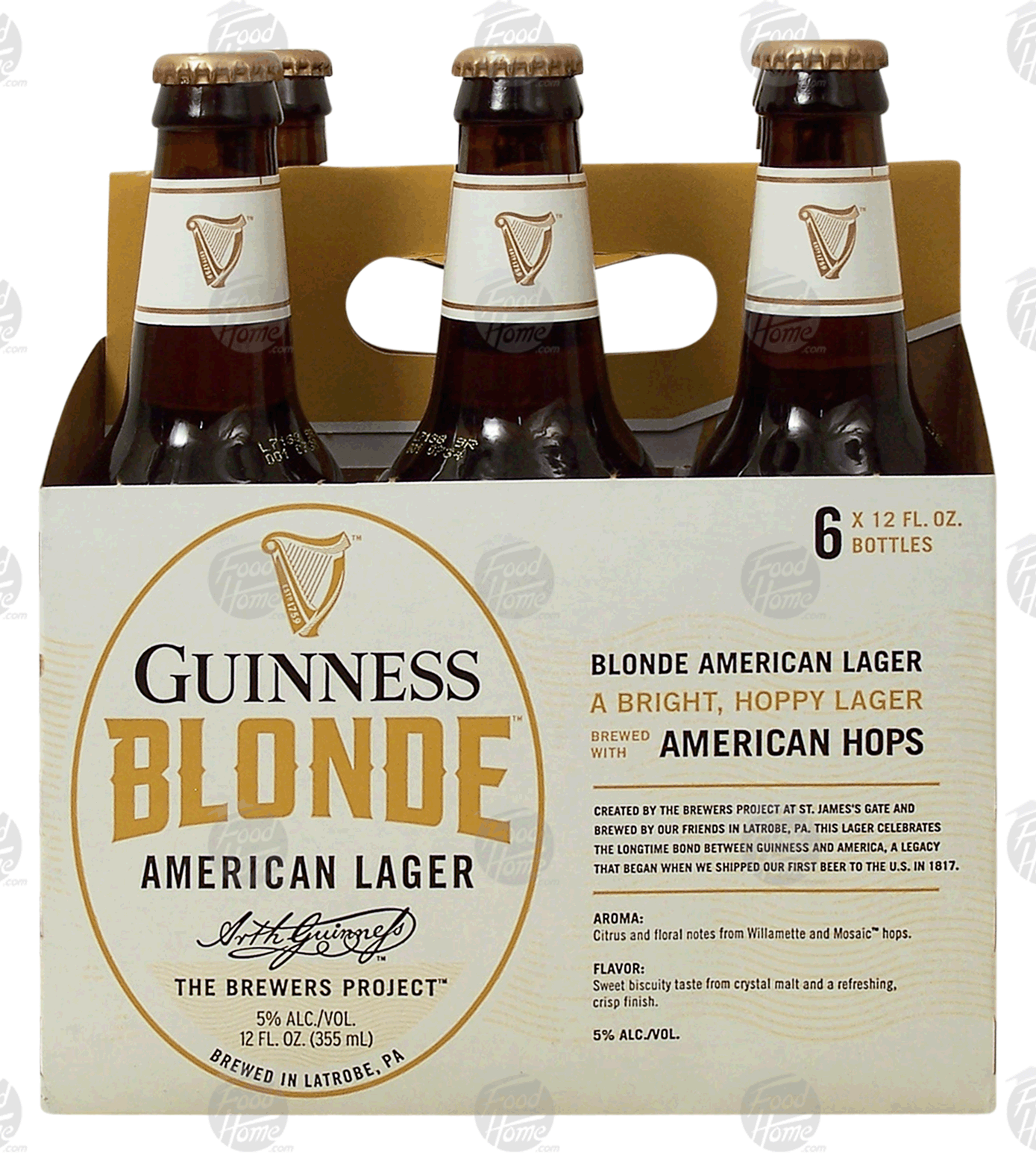 Guinness Blonde american lager, 12-fl. oz., 5% alc. by vol. Full-Size Picture